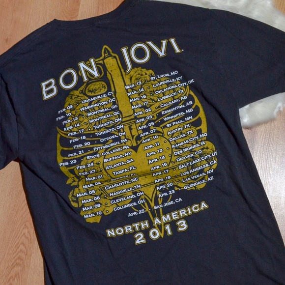 Bon Jovi North American 2013 Tour Tee - Picture 3 of 4